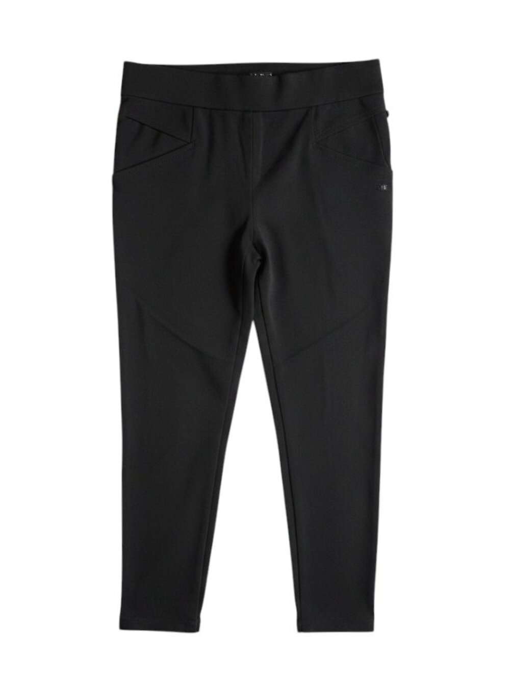 Betabrand Dress Yoga Pull-On Pants XL Straight-Leg High Rise front zip pockets